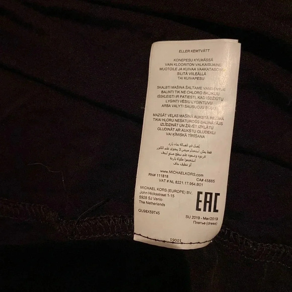 Michael Kors black knit sequins  crew neck maxi dress Sz S - Picture 12 of 15